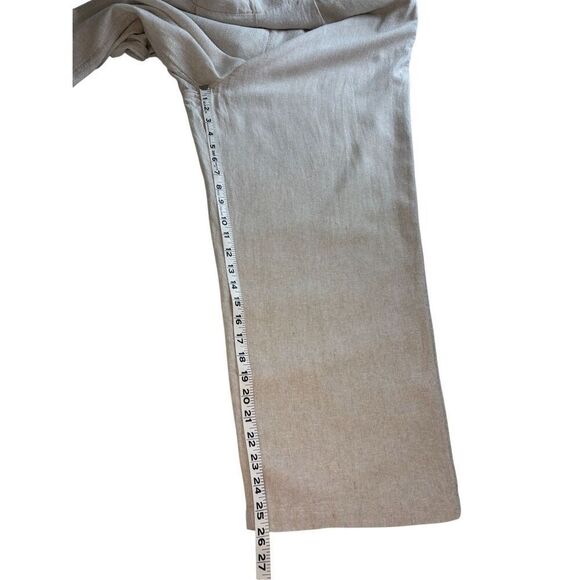 Old Navy tan linen blend jumpsuit- L - Picture 10 of 12